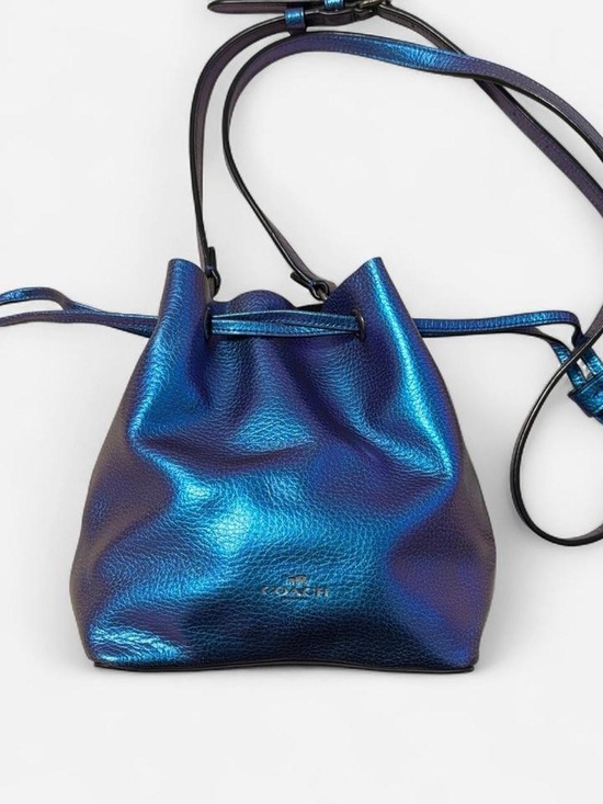 Coach Handbags - RARE Coach NASA Hologram Blue Purple Derby Crossbody Bag